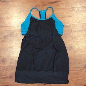 Lululemon Tank With Built-in Crop Top
